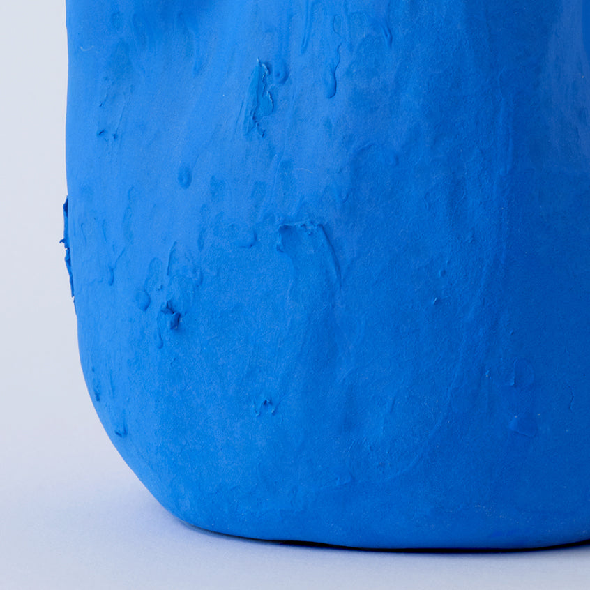Georgia Matte Blue Porcelain Vase