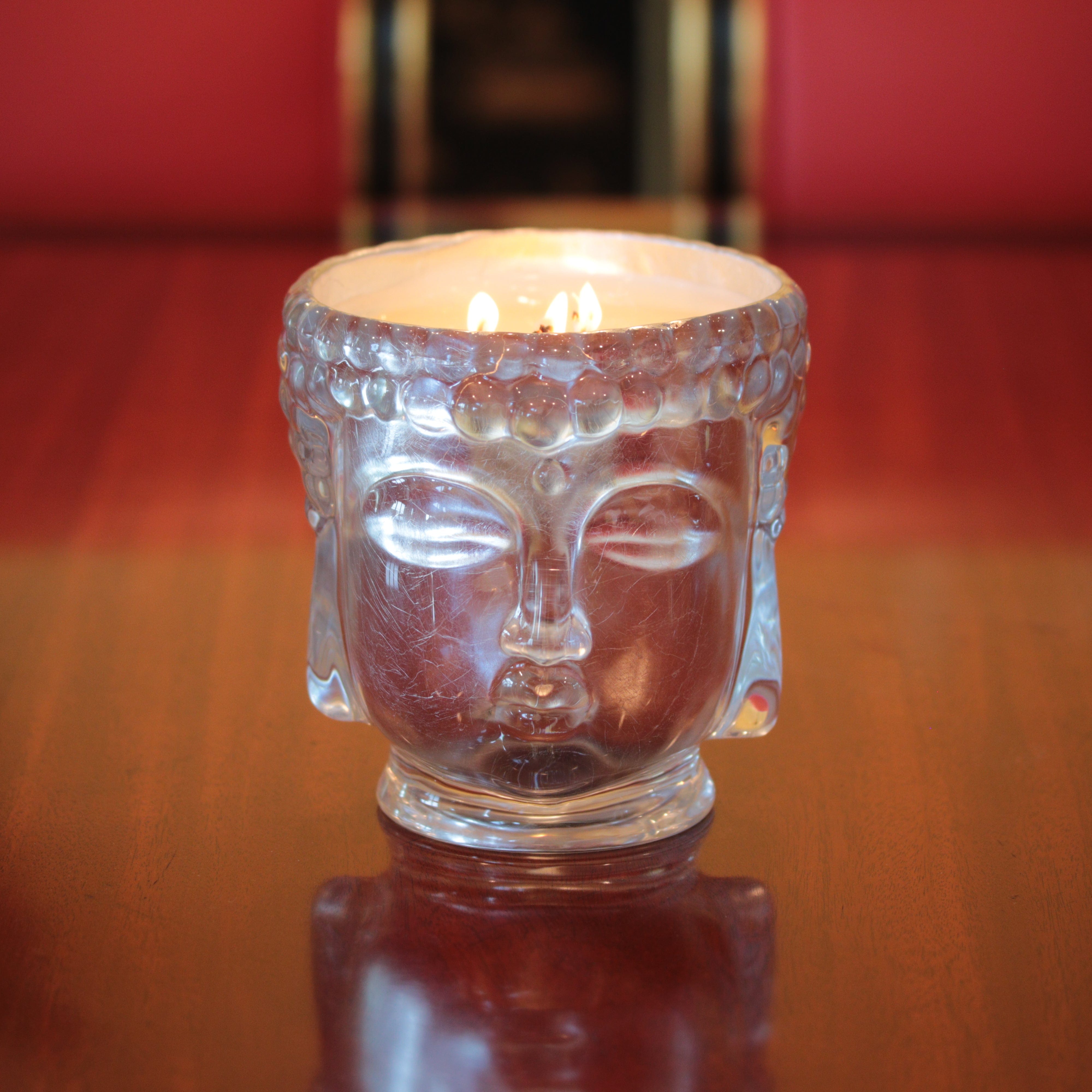Supernova | Pure Silver Clear Glass Buddha Royale