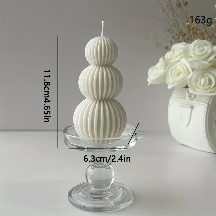 Glass Candle - Sandalwood Scented
