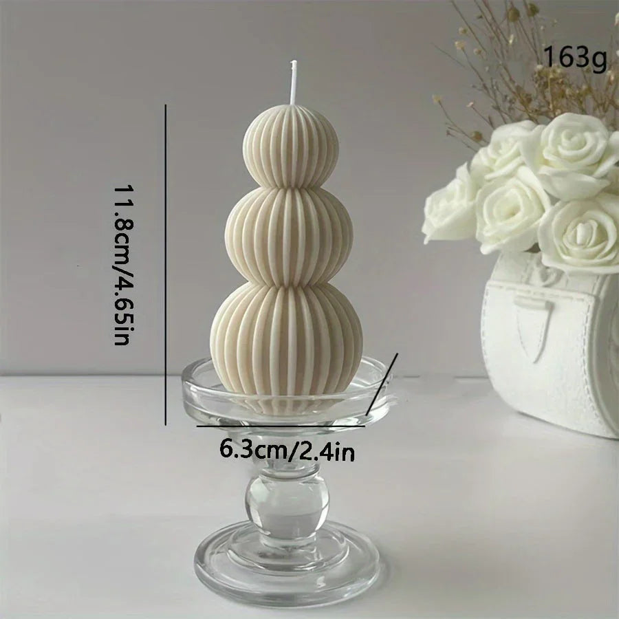 Glass Candle - Sandalwood Scented