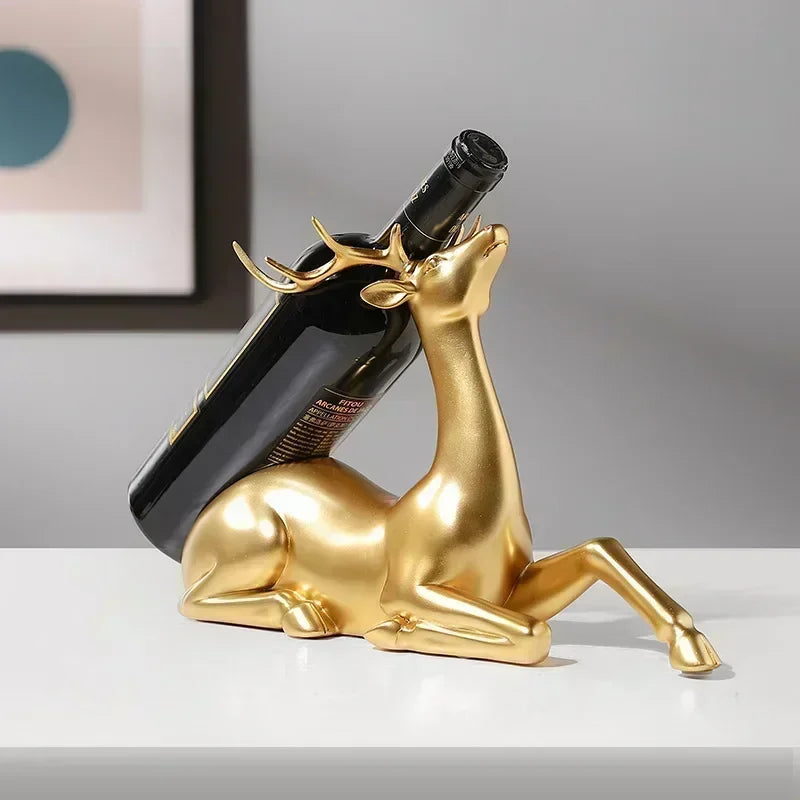 Golden Deer Decorative Figurine