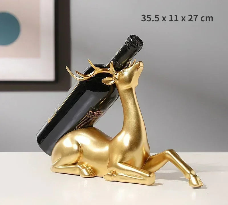 Golden Deer Decorative Figurine