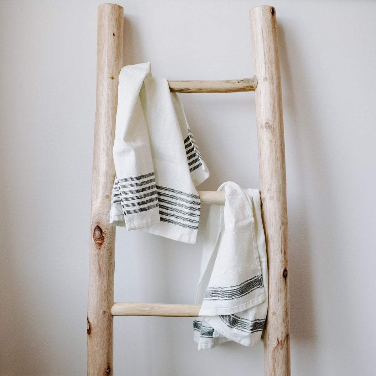 Striped Tea Towel - Three Stripes - Sweet Water Decor, view 3