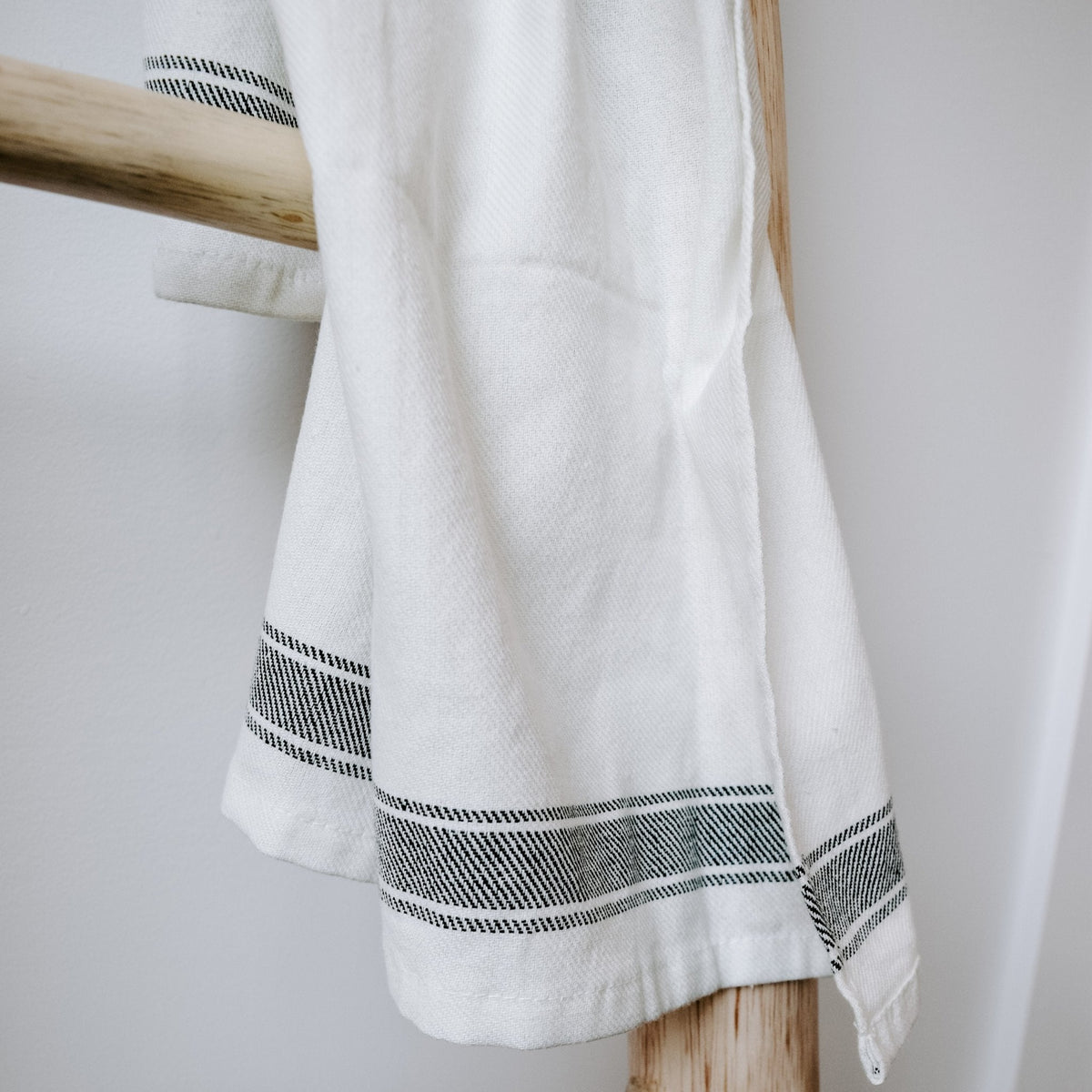 Striped Tea Towel - Three Stripes - Sweet Water Decor, view 4