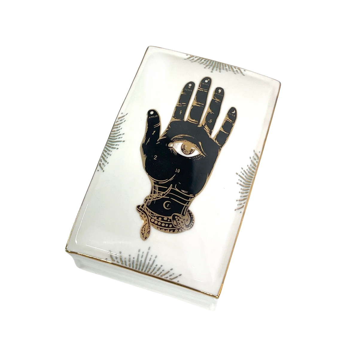 Hamsa Ceramic Box - Source by Studio Skara