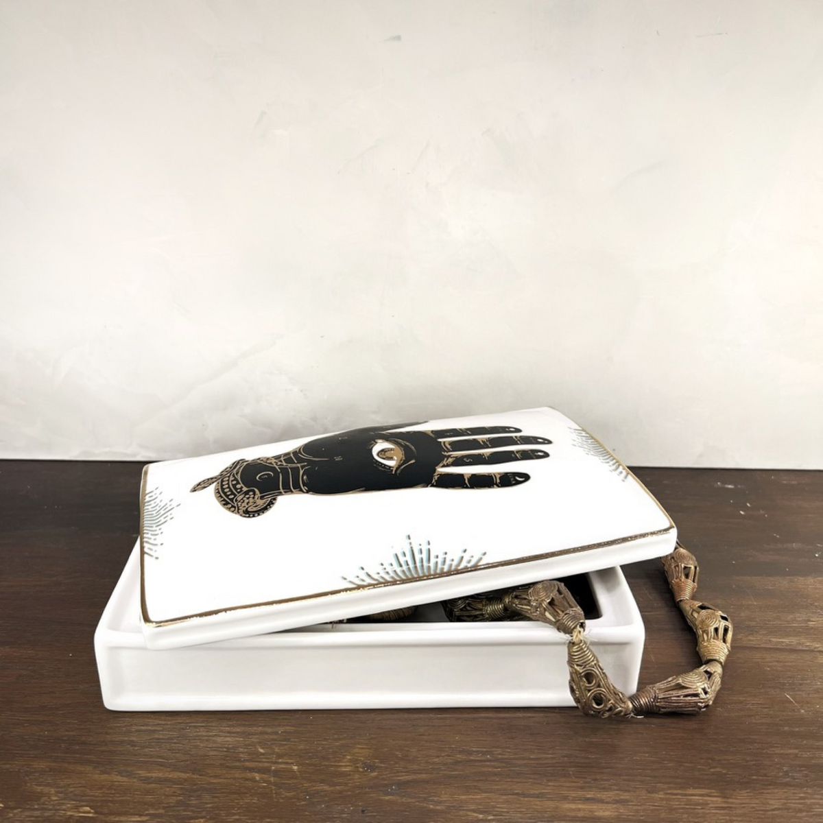 Hamsa Ceramic Box - Source by Studio Skara, view 2