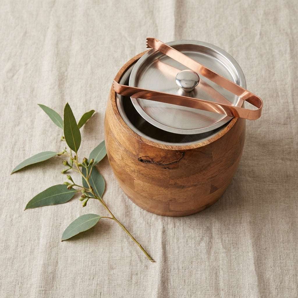 Mango Wood Ice Box — House of Avana, view 2 of 8