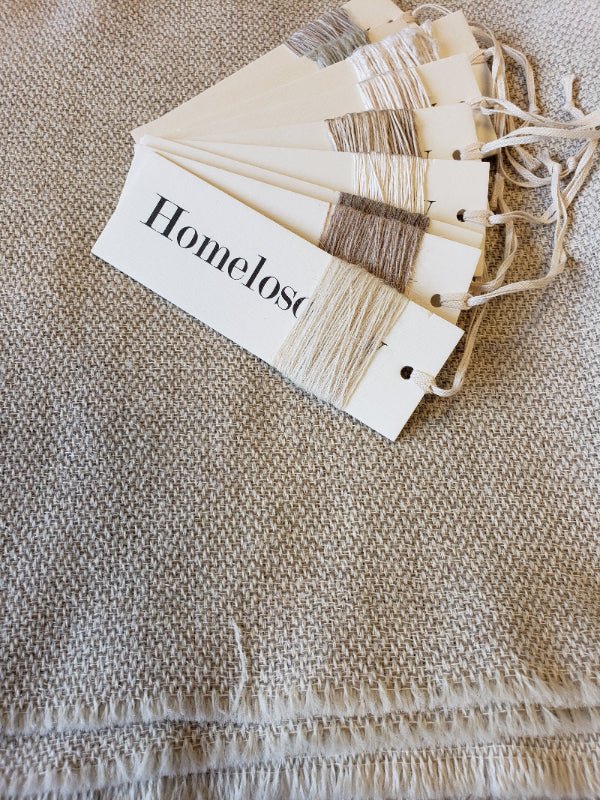 Natural Striped Touch Pillow - Homelosophy, view 4