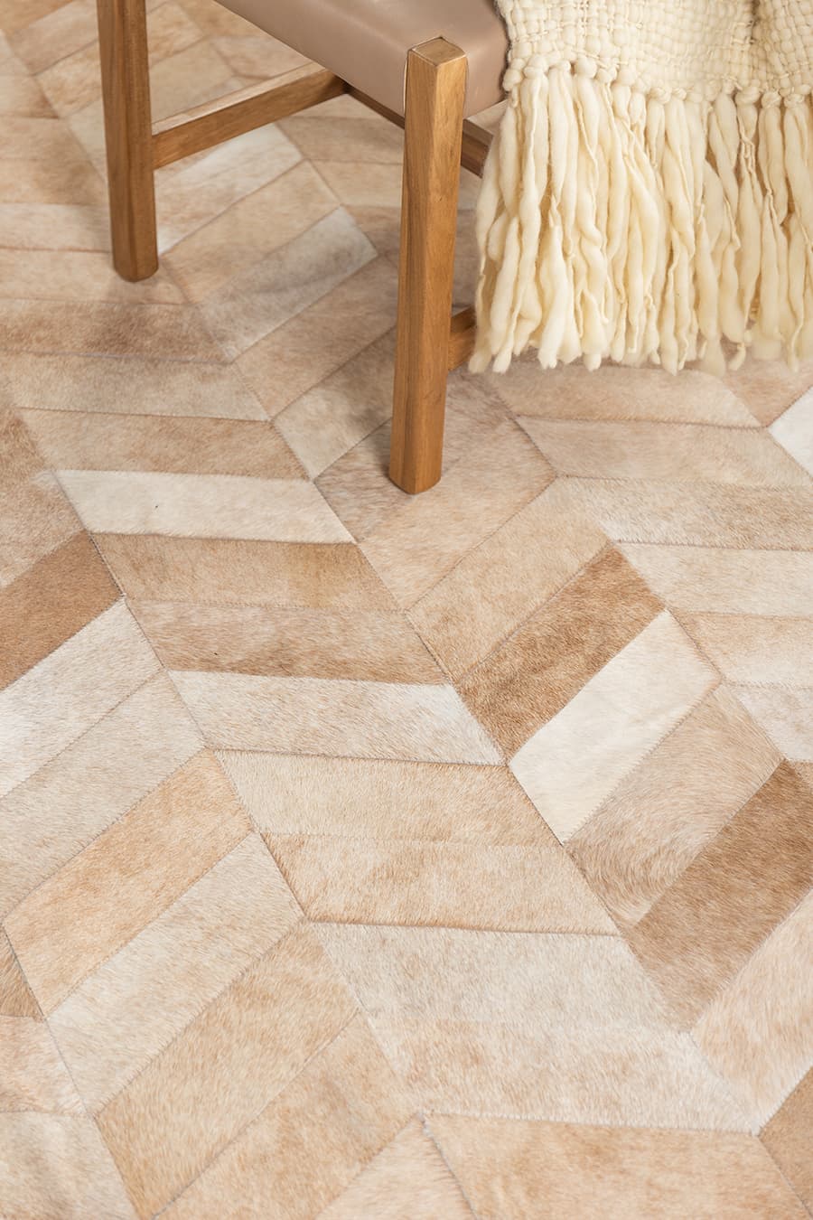 HERRINGBONE - Animal Pattern Rug - Homelosophy, view 4
