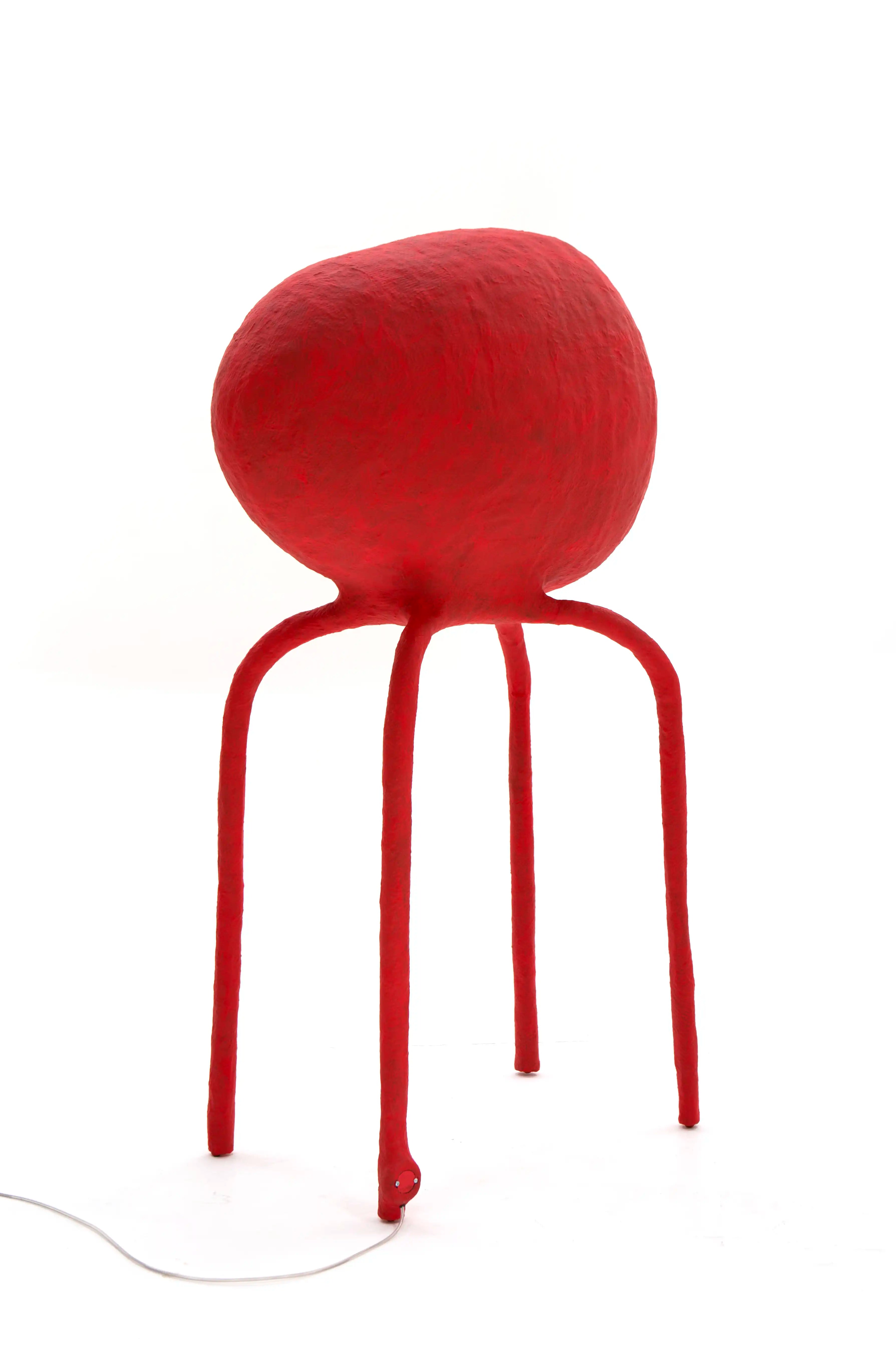 Radical Red Floor Lamp - IC-12 by Studio Josha