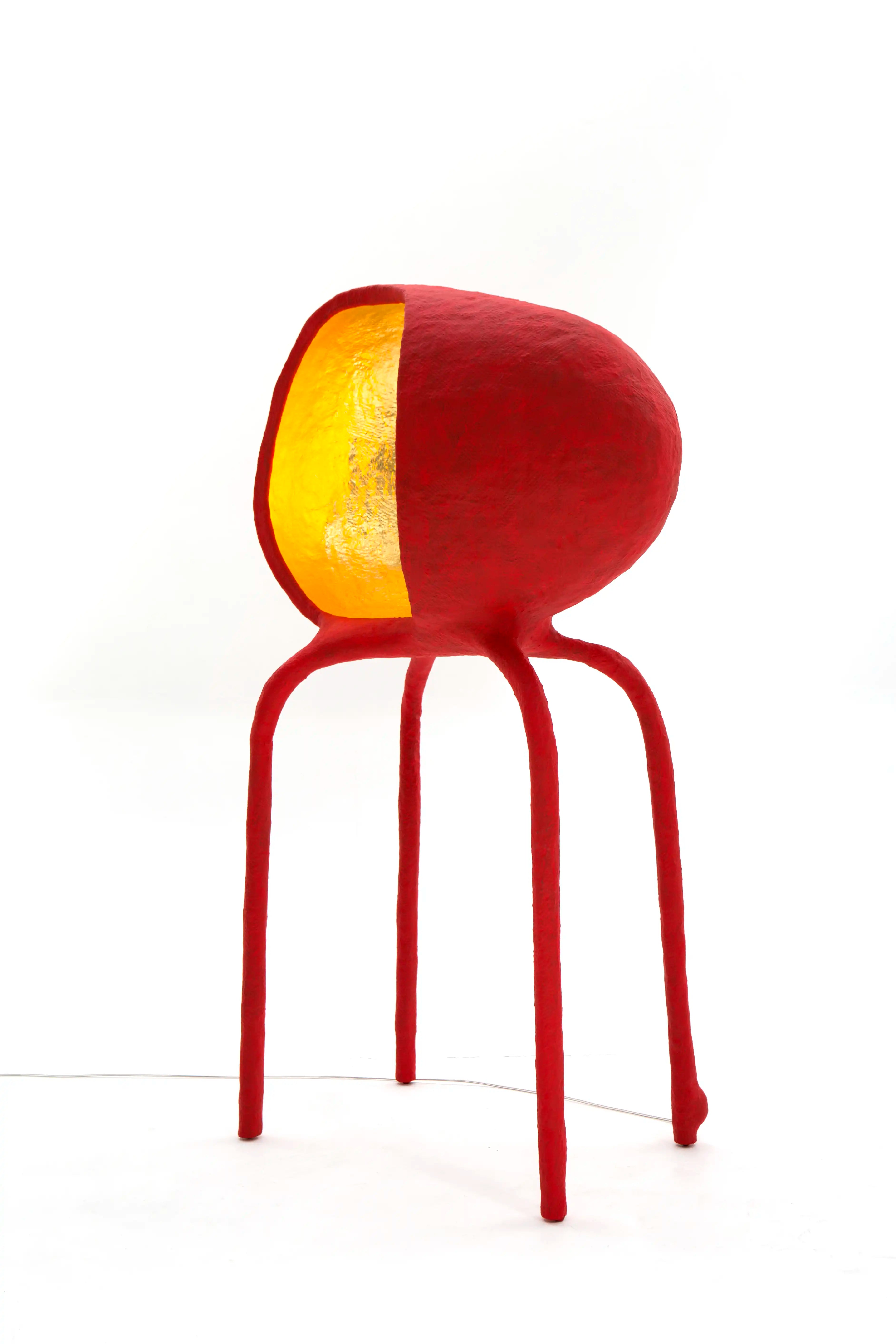 Radical Red Floor Lamp - IC-12 by Studio Josha