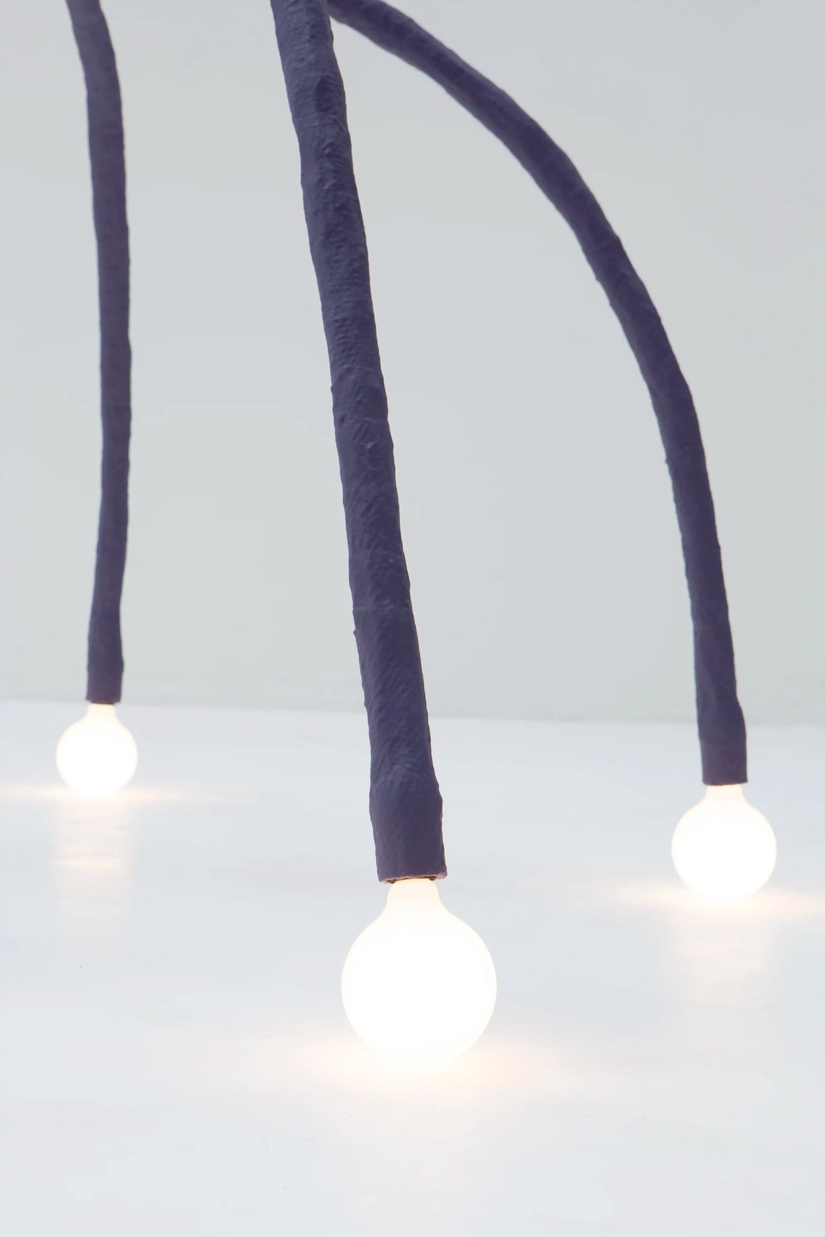 Experimental Purple Floor Lamp - IC-13 by Studio Josha