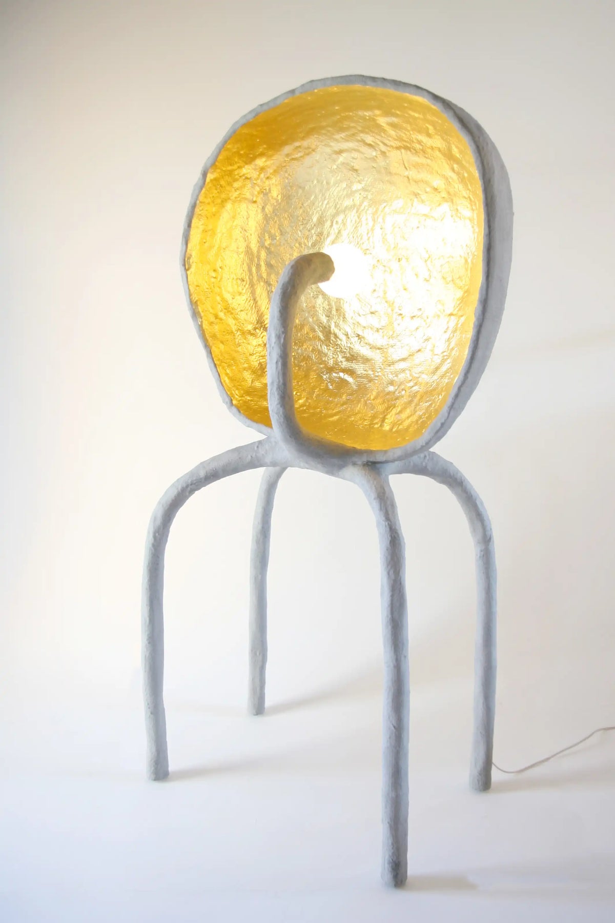 Maximalist White Floor Lamp - IC-17 by Studio Josha
