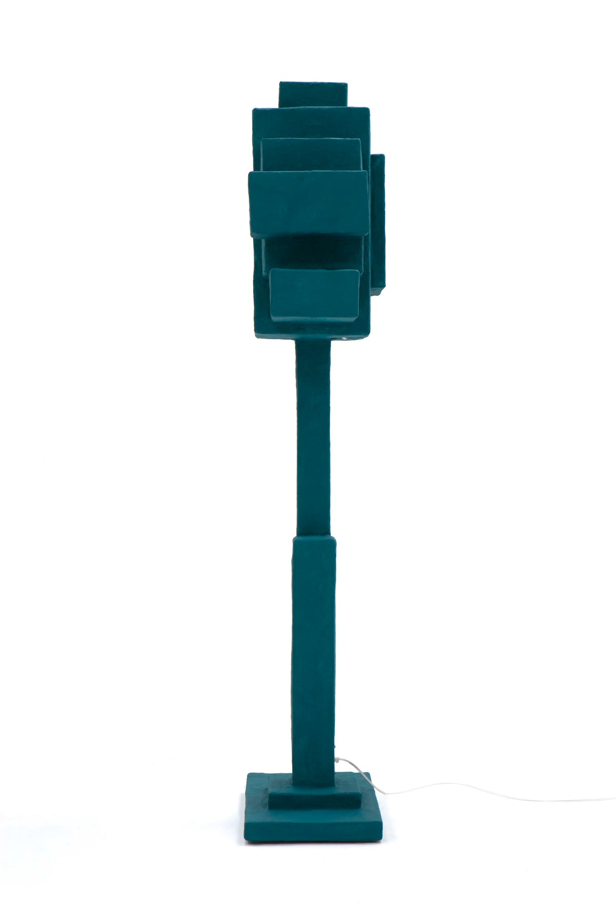 Teal Upcycled Floor Lamp - BOX-1 by Studio Josha