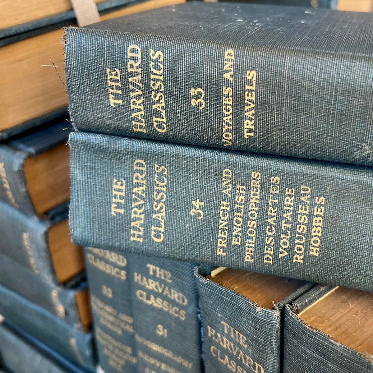 Antique Books - Harvard Classics - Source by Studio Skara, view 2