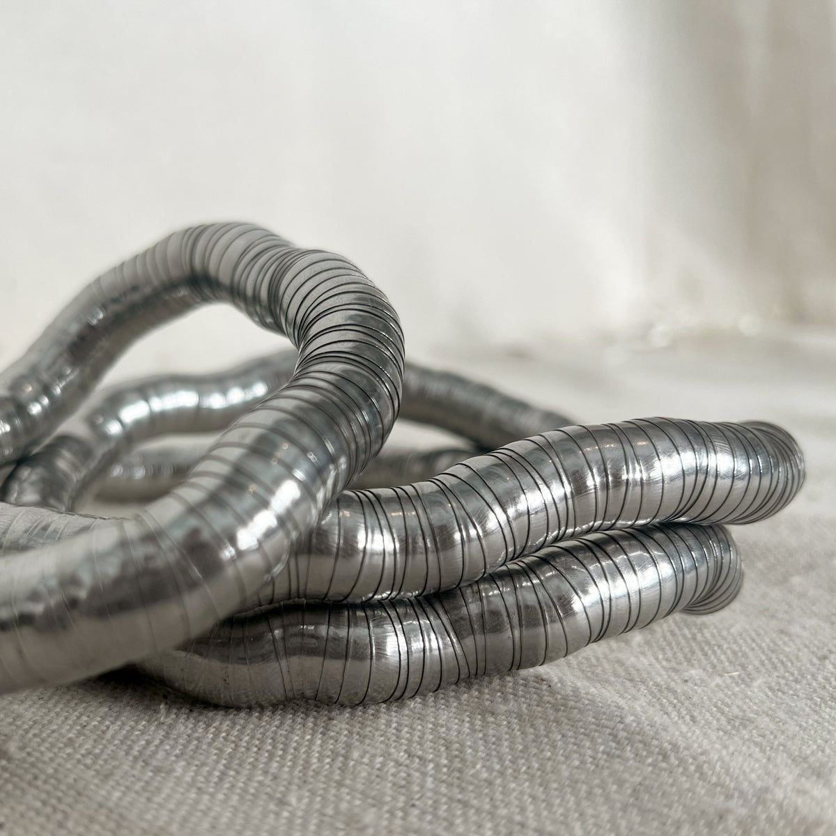 Vintage Decorative Silver Beads - Source by Studio Skara, view 2