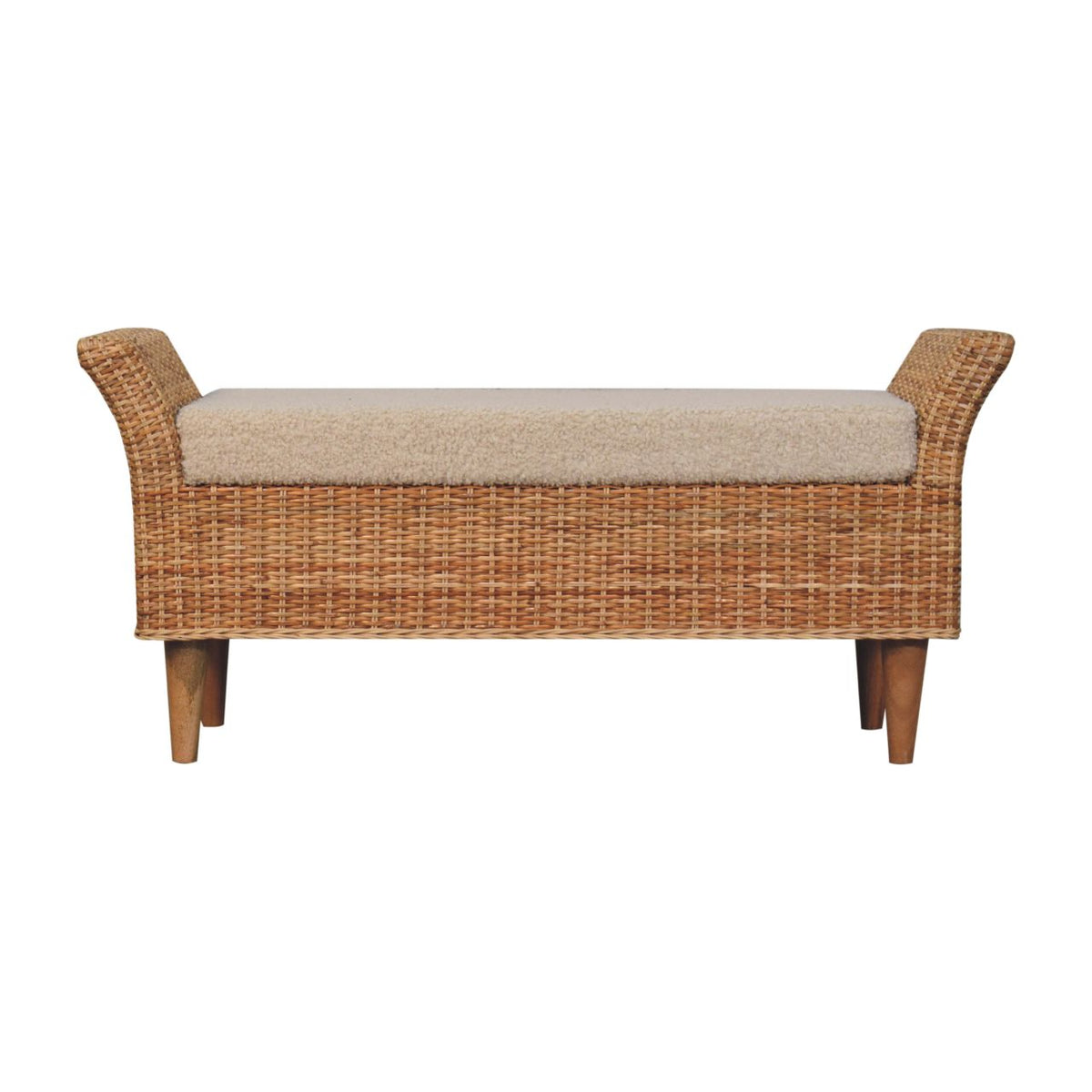 Riviera Woven Bench — Artisan Furniture IN3928, view 1