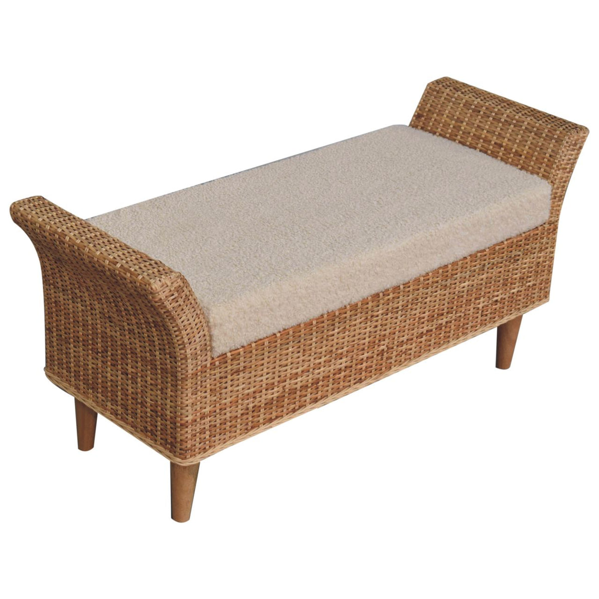 Riviera Woven Bench — Artisan Furniture IN3928, view 5