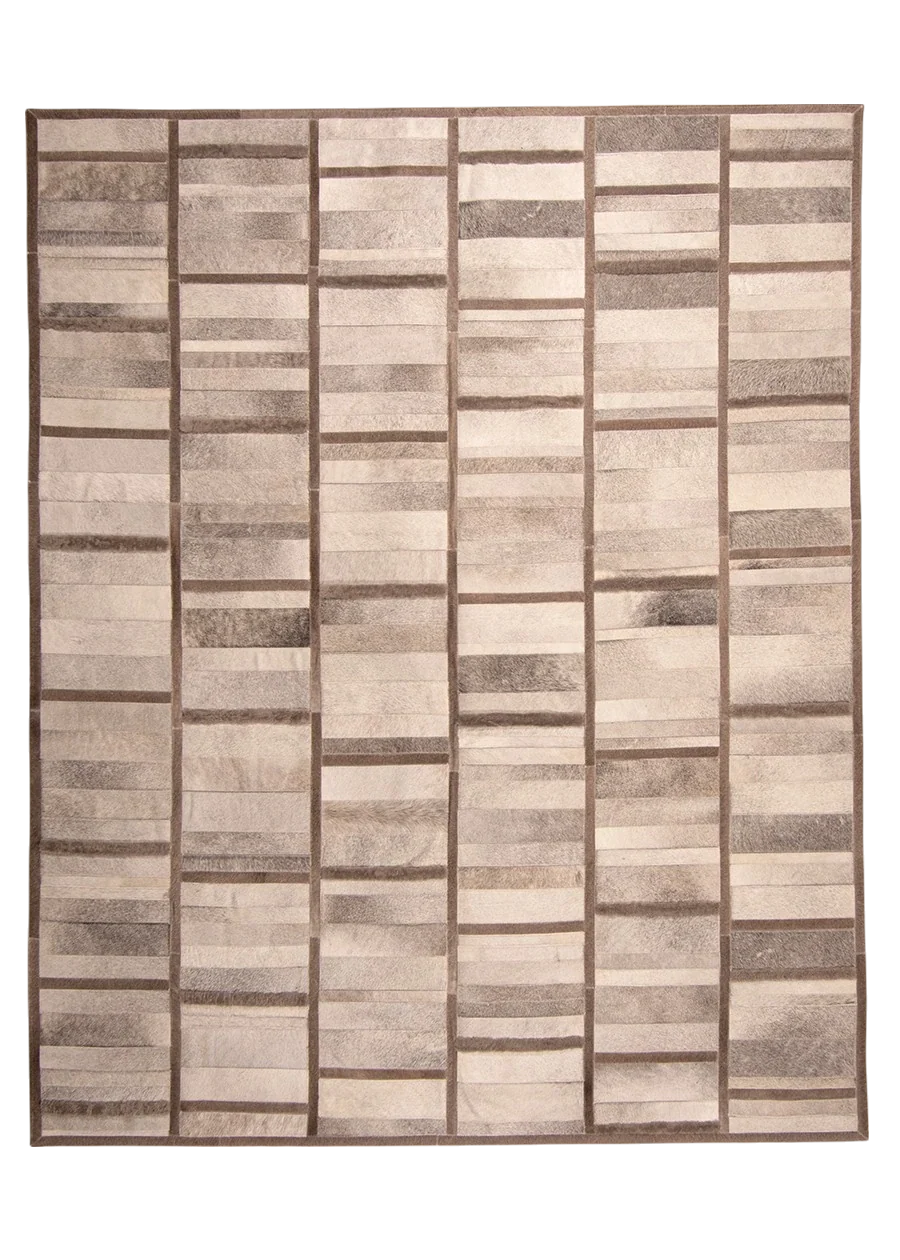 INTERSECTION – Custom Cowhide & Shearling Rug - Homelosophy, view 2