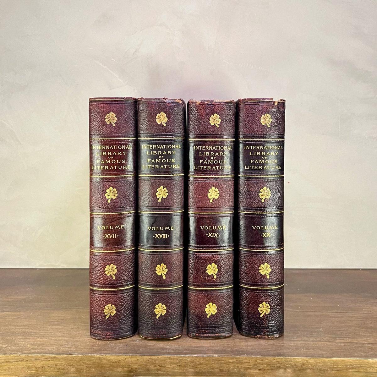Leather Bound Antique Books: 1898 Int'l Library of Famous Literature (First Edition. 1 of 1000 copies - RARE) - Source by Studio Skara, view 3