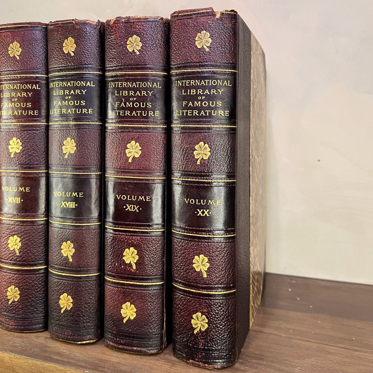 Leather Bound Antique Books: 1898 Int'l Library of Famous Literature (First Edition. 1 of 1000 copies - RARE) - Source by Studio Skara, view 6