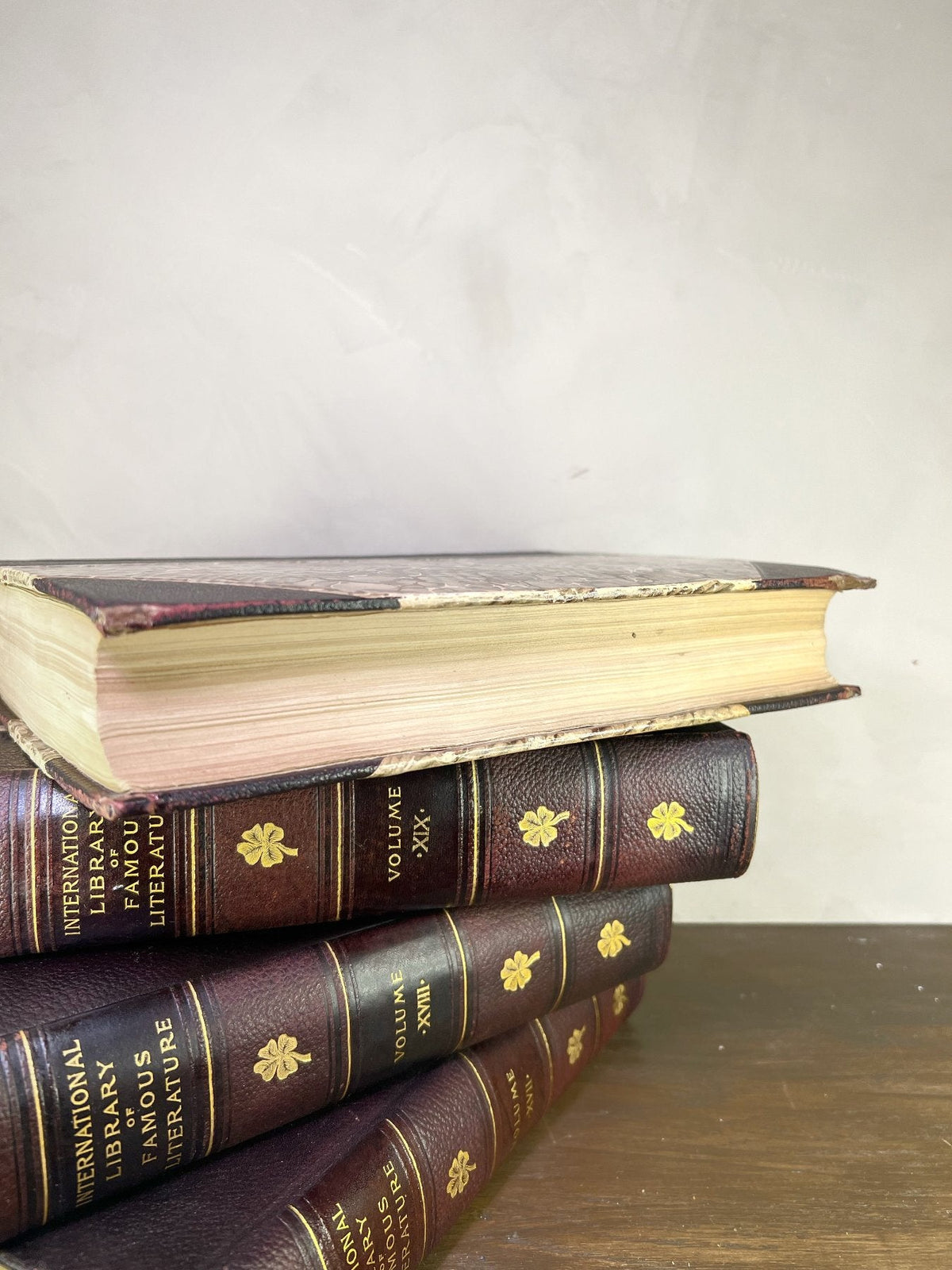 Leather Bound Antique Books: 1898 Int'l Library of Famous Literature (First Edition. 1 of 1000 copies - RARE) - Source by Studio Skara, view 7