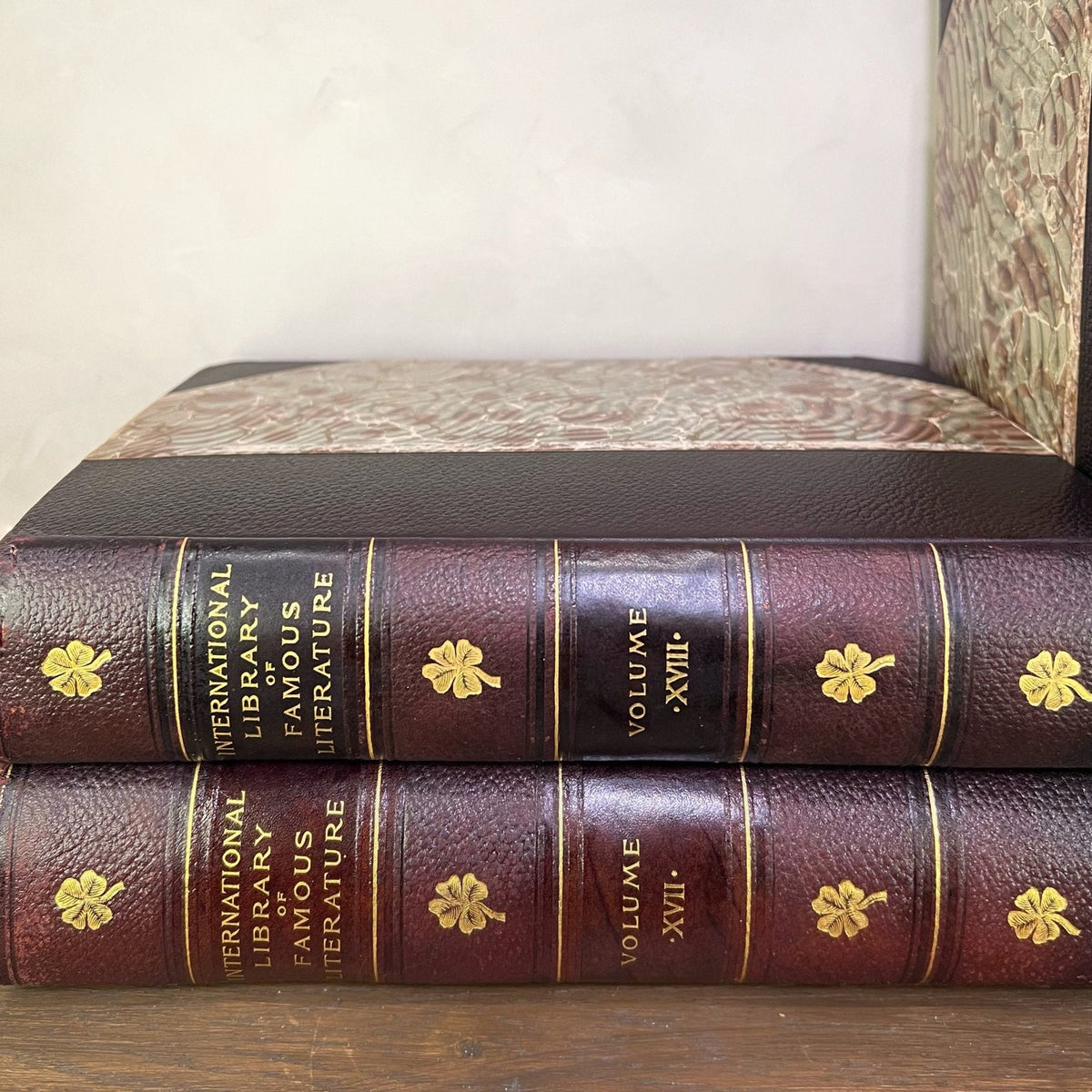 Leather Bound Antique Books: 1898 Int'l Library of Famous Literature (First Edition. 1 of 1000 copies - RARE) - Source by Studio Skara, view 5