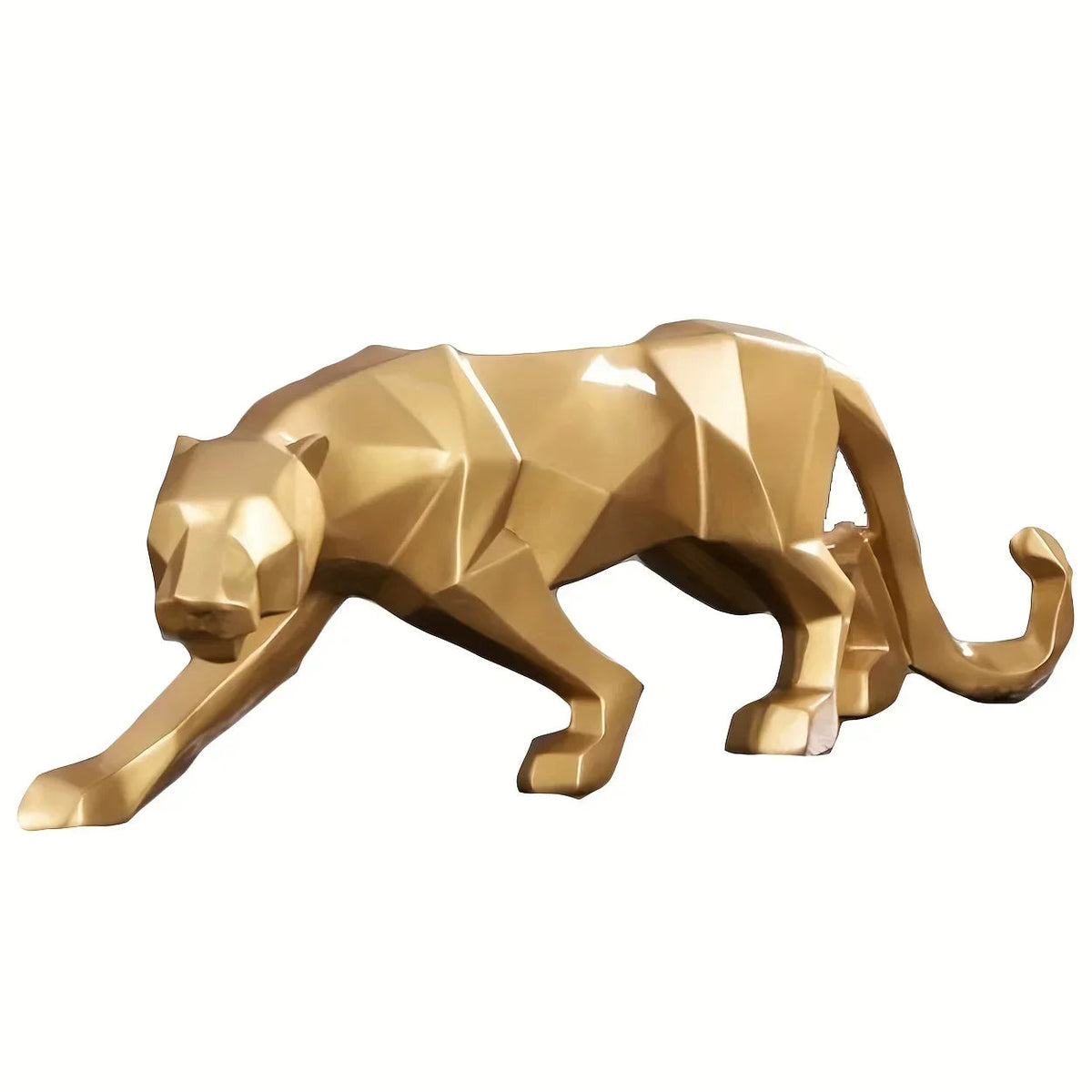 Leopard Sculpture - Handcrafted Modern Abstract Large