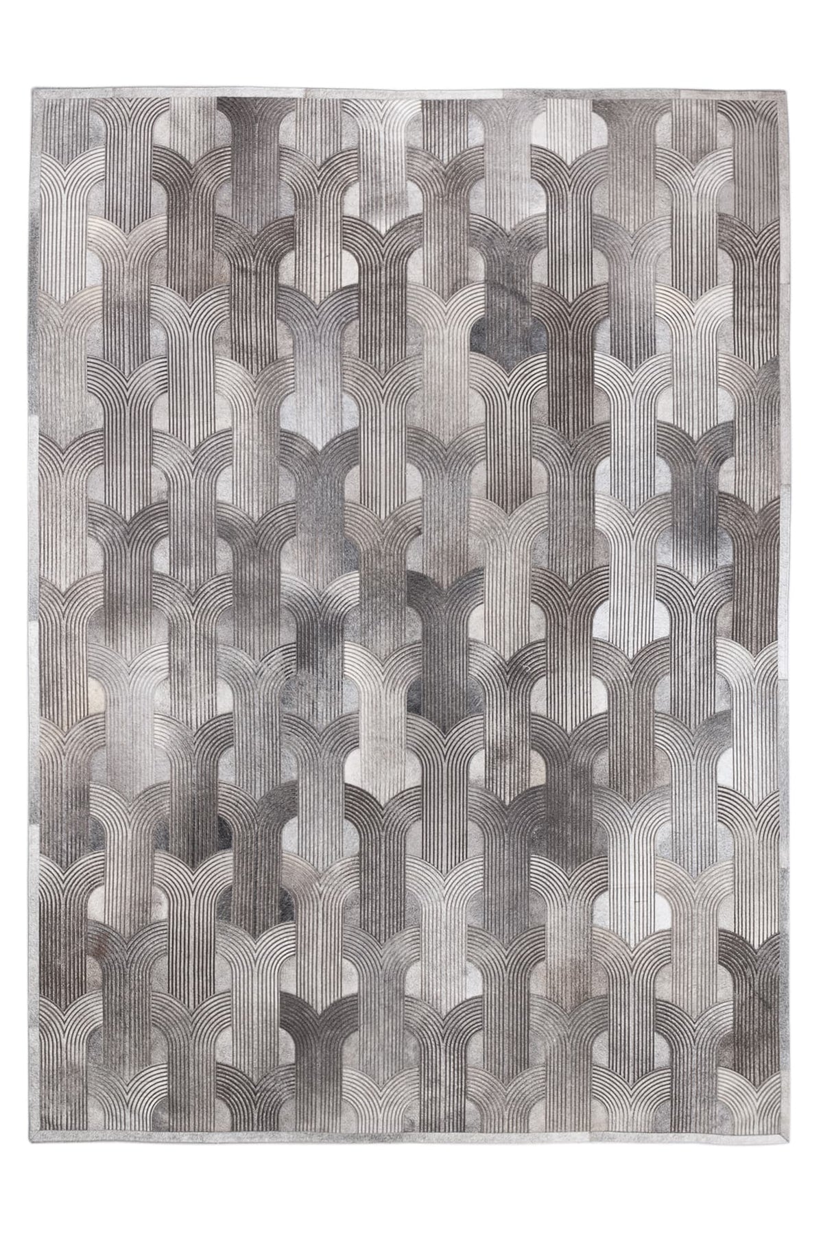 LOOP LASERED - Custom Cowhide Rug - Homelosophy, view 2