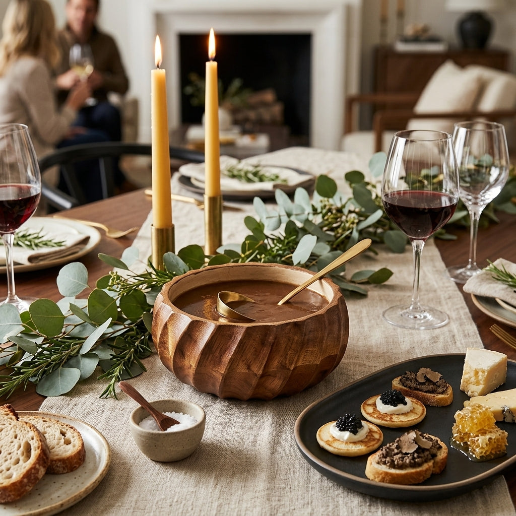 Pink Mango Wood Gravy Bowl — House of Avana, view 8 of 8
