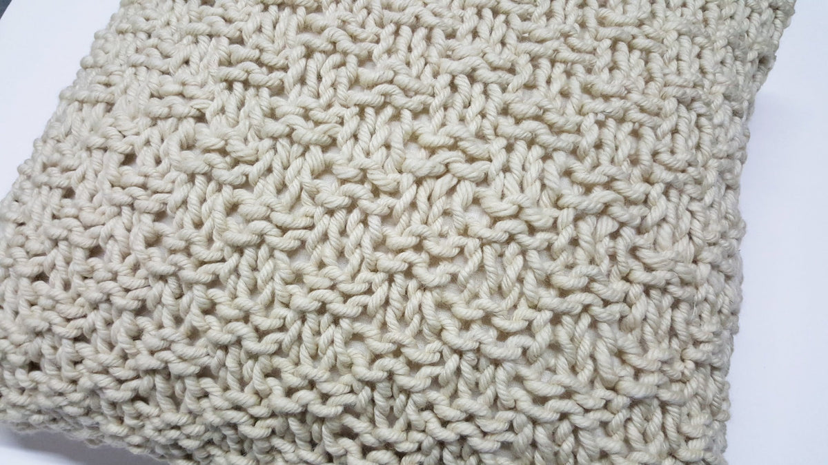 Mecha Twisted Wool Pillow - Homelosophy, view 2
