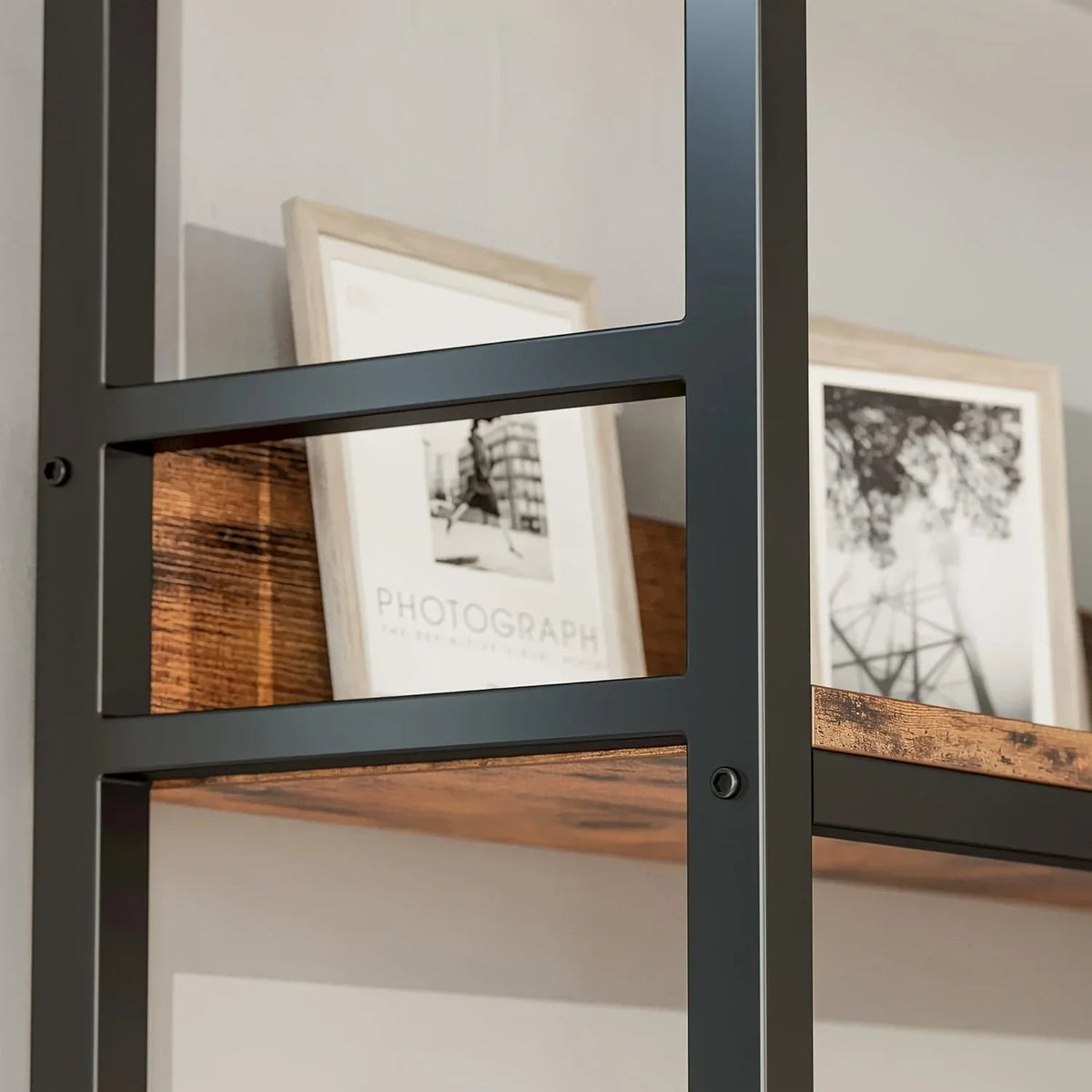 Metal 6-Tier Corner Bookshelf with Spinning Feature for Small Spaces