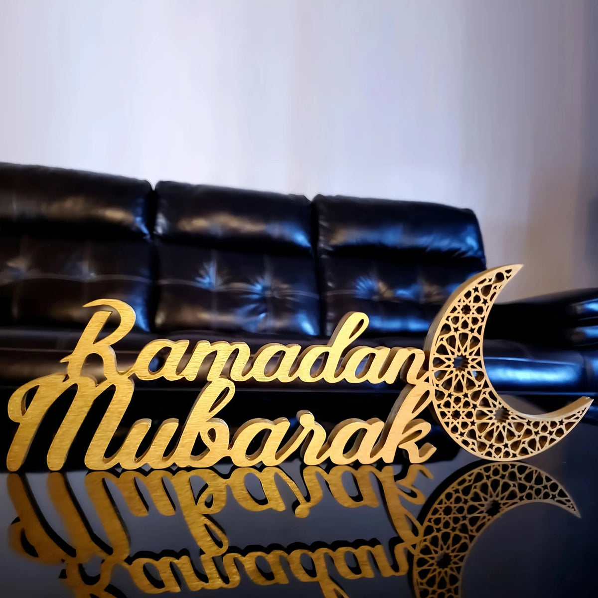 Metal Table Decor - Islamic Gold Accent