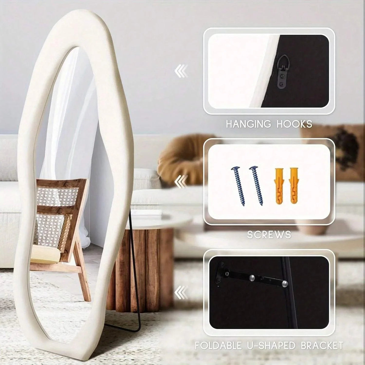 Mirror - Modern Wood Full-Length — House of Avana, view 6 of 20