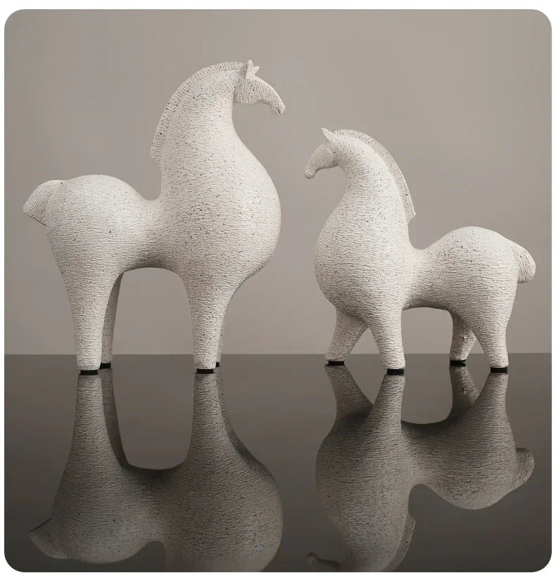 Modern Horse Figurine for Home Decor