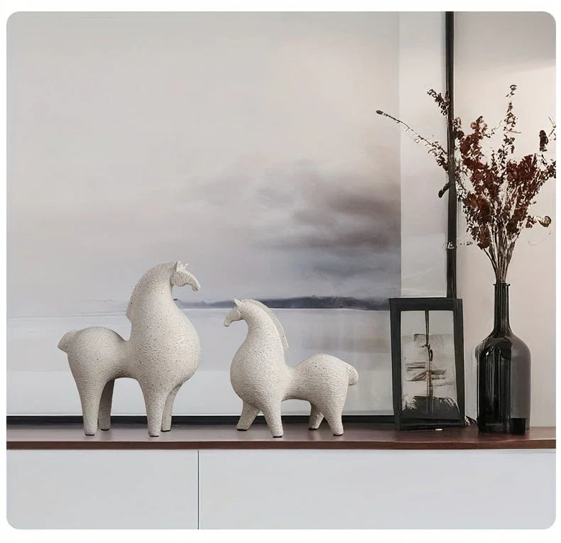 Modern Horse Figurine for Home Decor