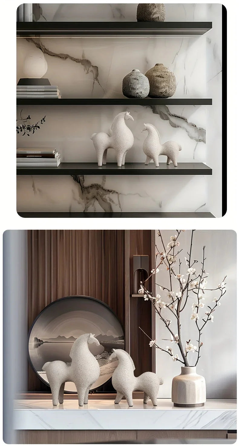 Modern Horse Figurine for Home Decor