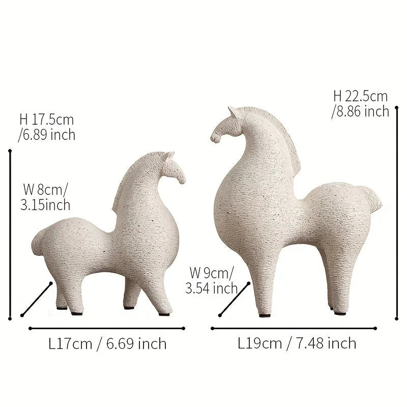 Modern Horse Figurine for Home Decor