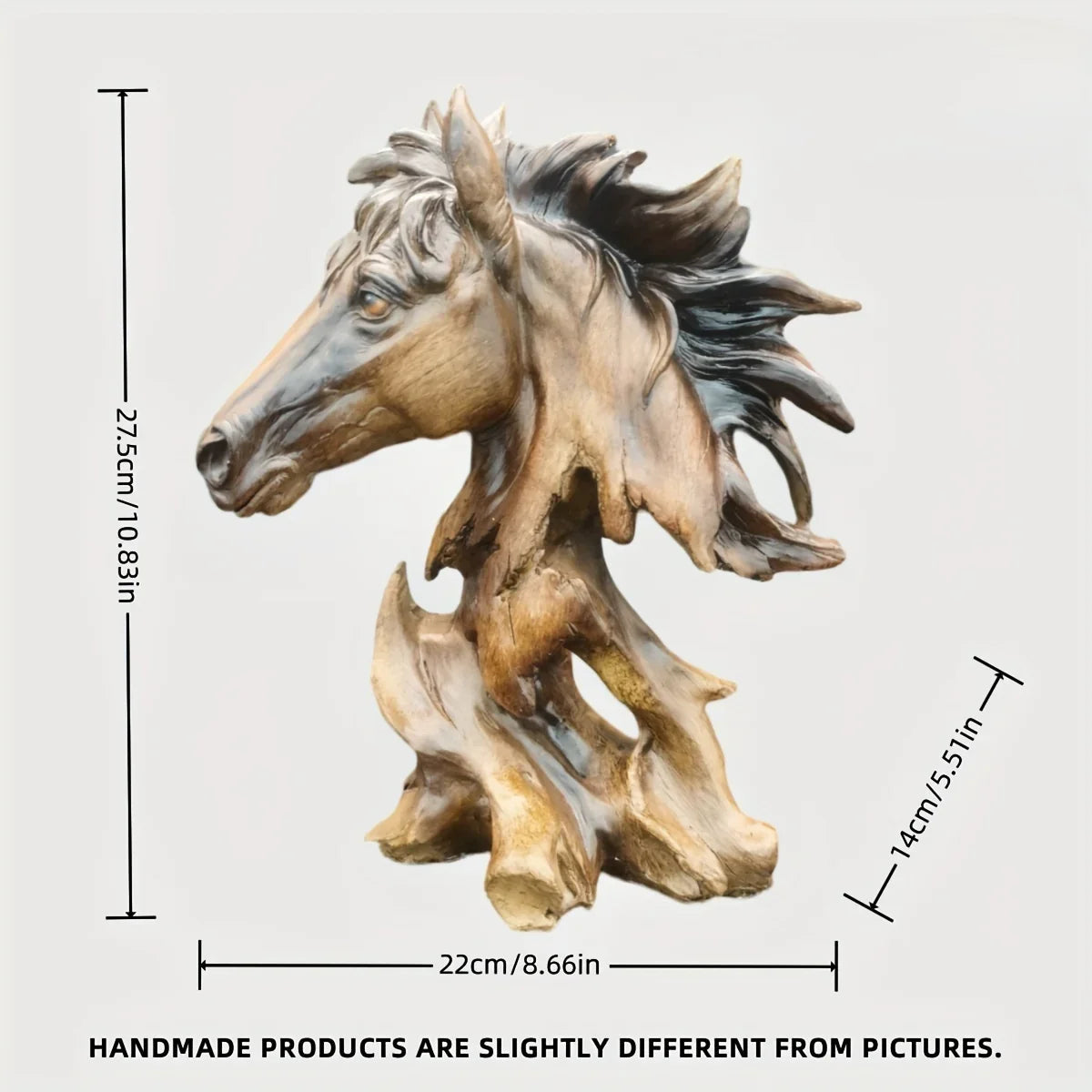 Decorative Horse Head Sculpture