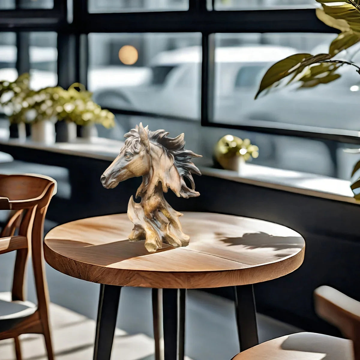 Decorative Horse Head Sculpture