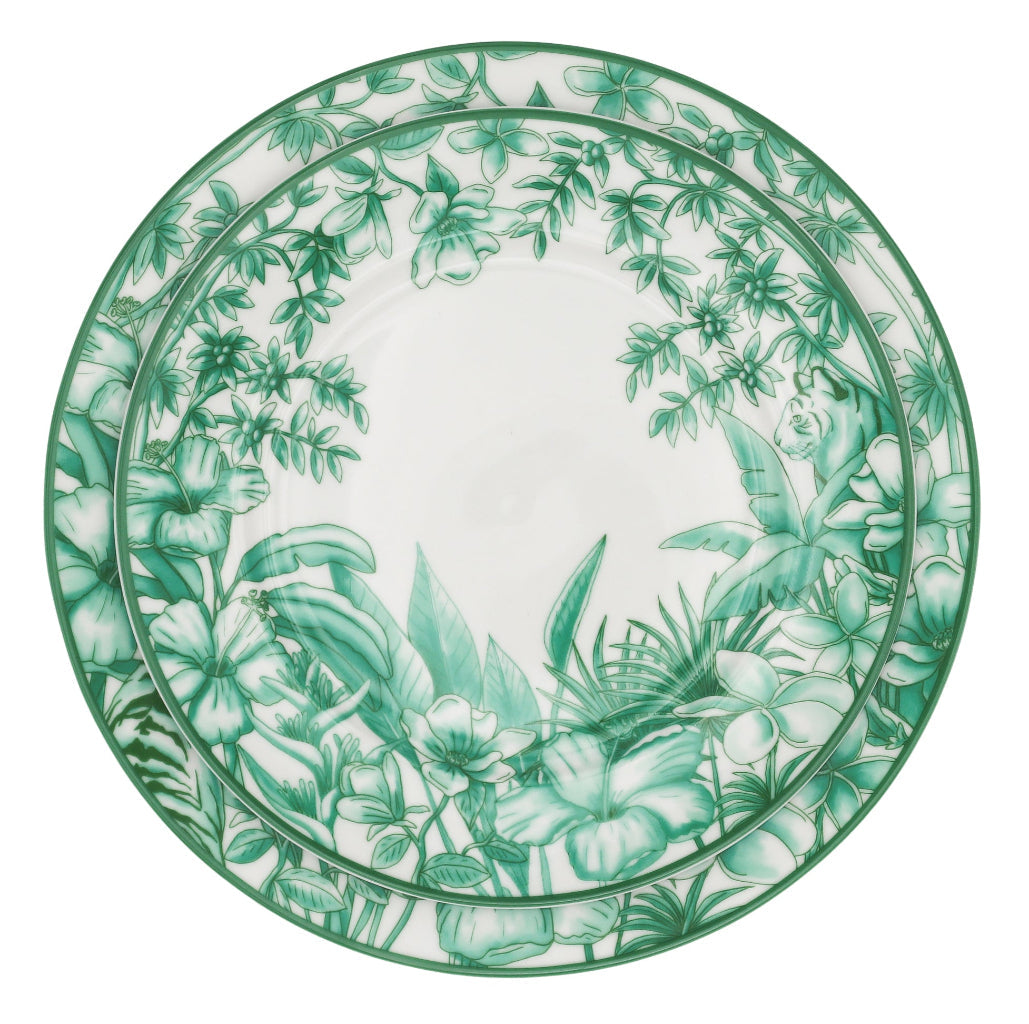 Monsoon Verdant Dinner Plate - Case of 12 Plates (+3 Bonus Plates)