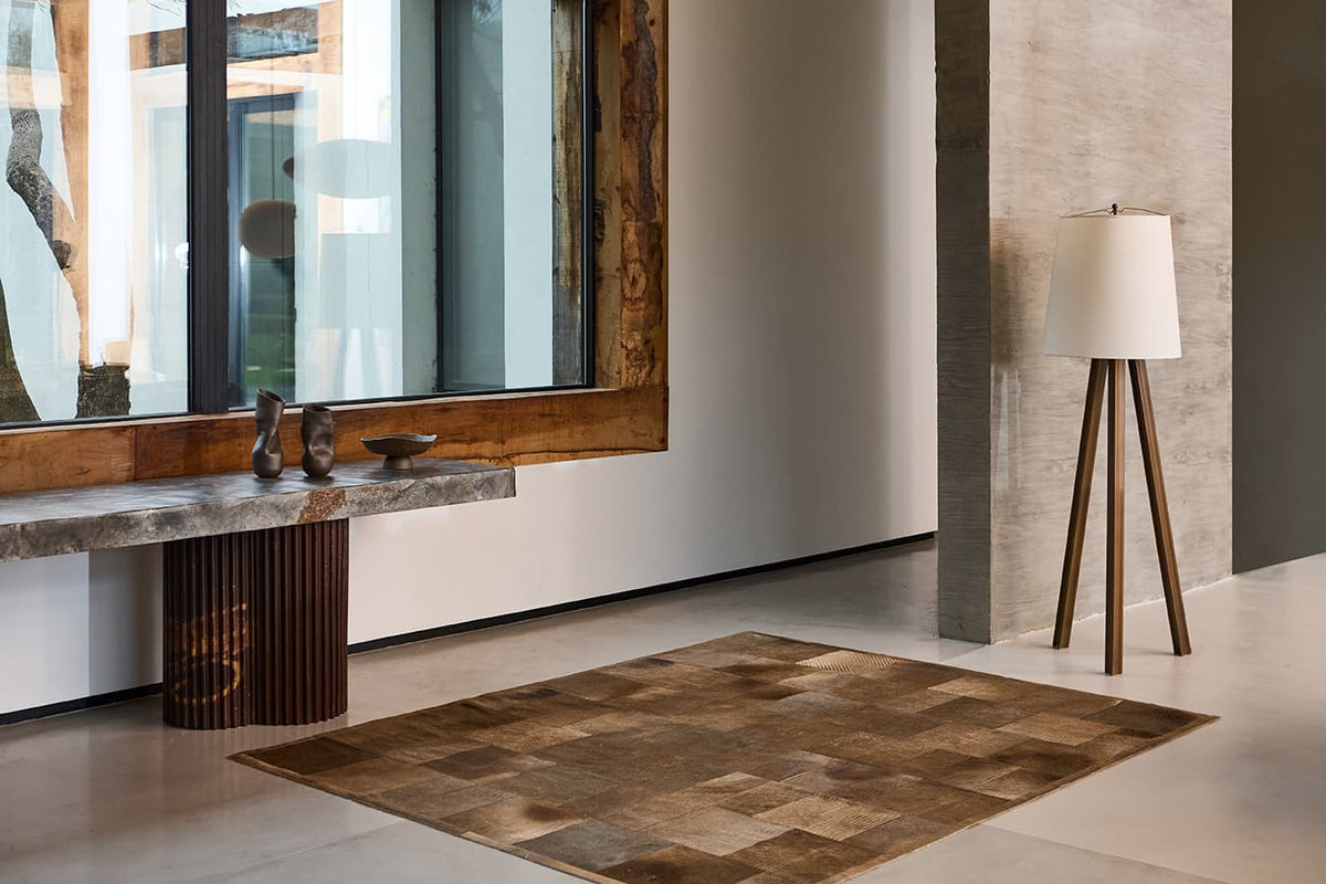 MOOD LASERED - Cowhide Living Room Rug - Homelosophy, view 12
