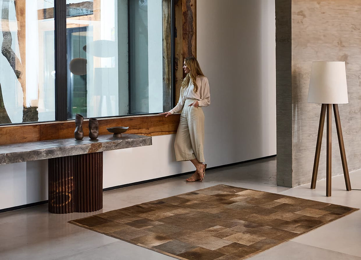 MOOD LASERED - Cowhide Living Room Rug - Homelosophy, view 11