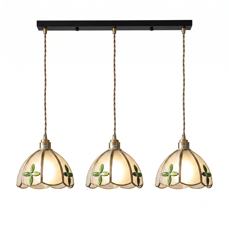 Colorful Stained Glass Pendant Light