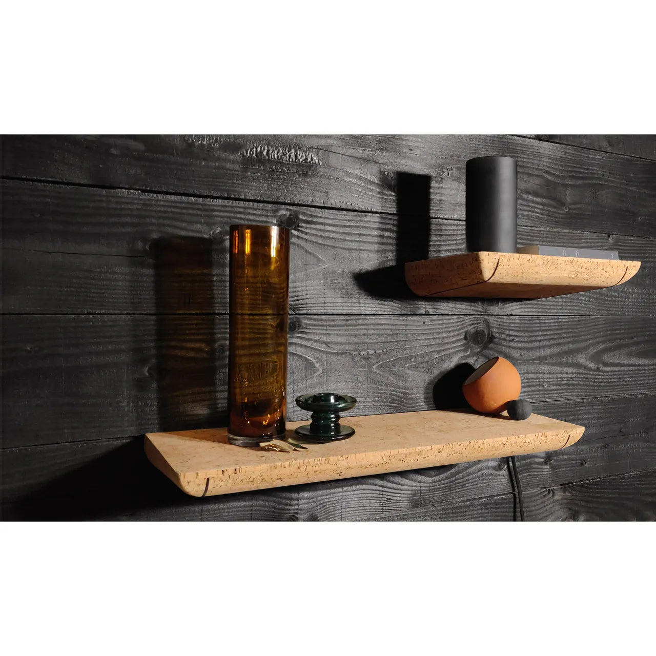 Mortaise Cork Shelves Charcoal Edition image 5