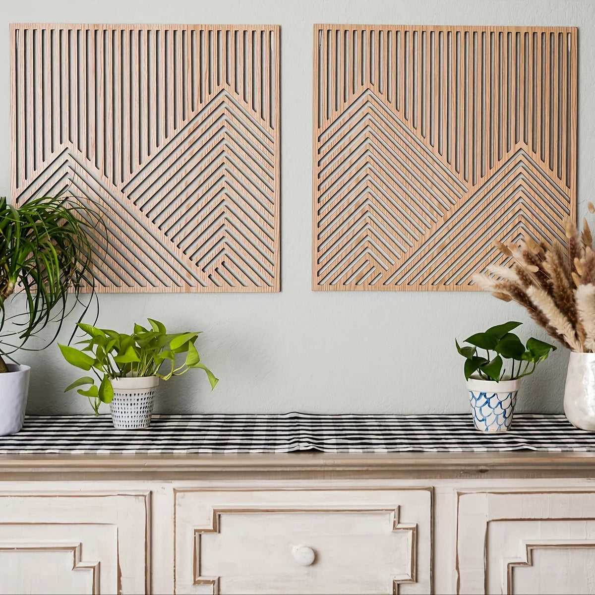 Mountain Wood 2 Piece Wall Art