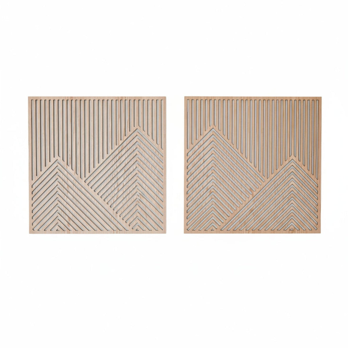 Mountain Wood 2 Piece Wall Art
