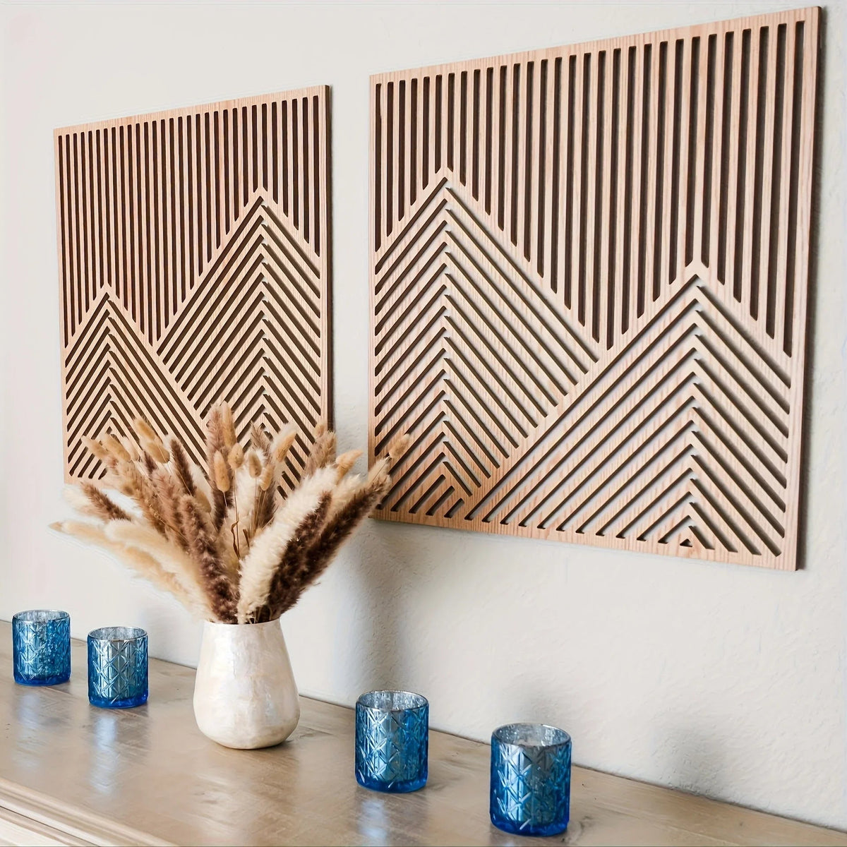 Mountain Wood 2 Piece Wall Art