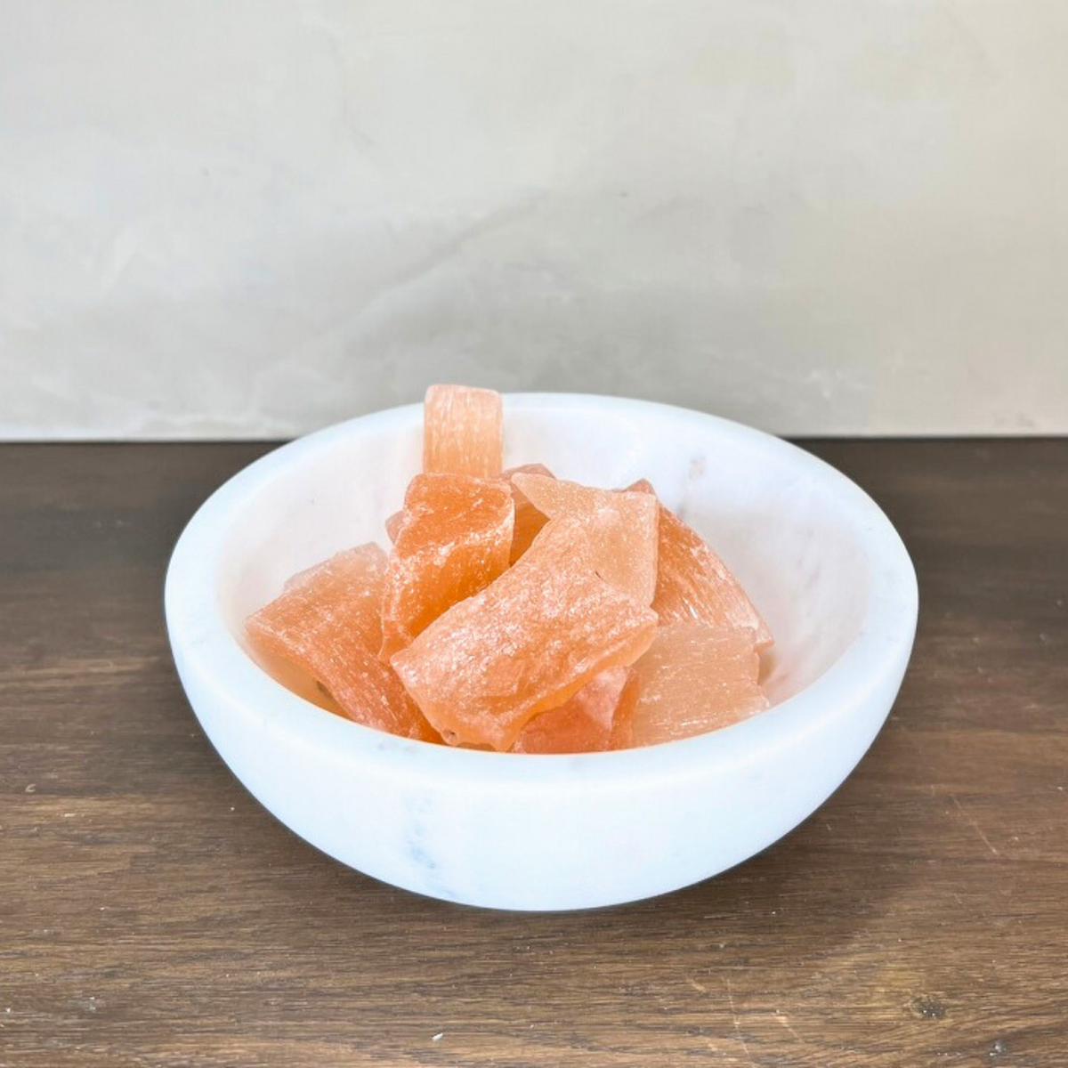 Raw Orange Selenite - Source by Studio Skara, view 2