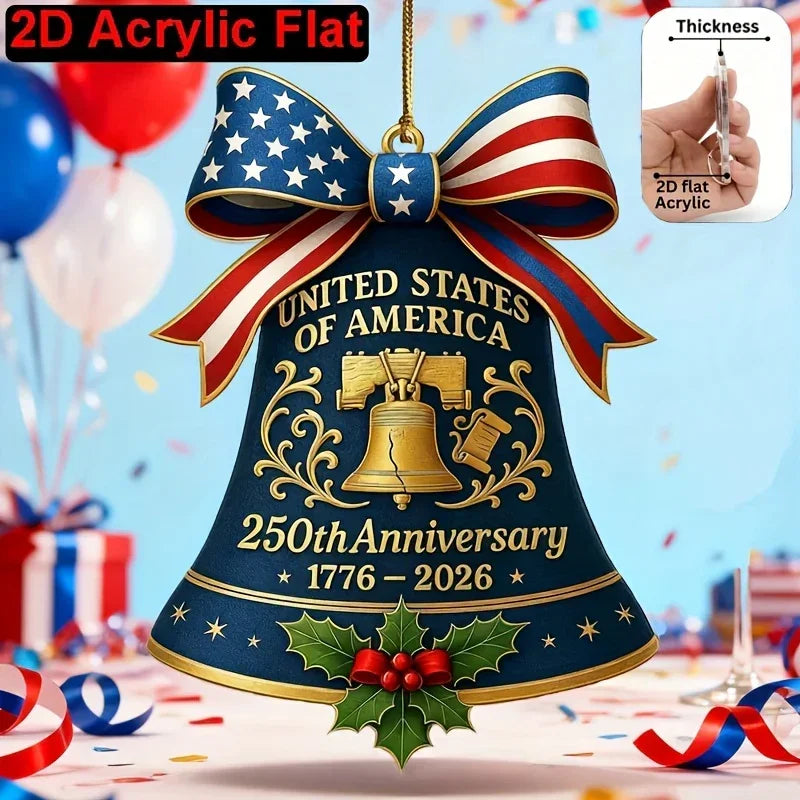 Ornament - Patriotic Acrylic 2D Flat